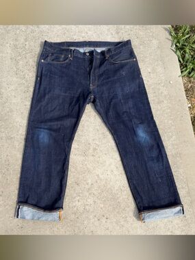 Red Tornado Selvedge Denim 42x32